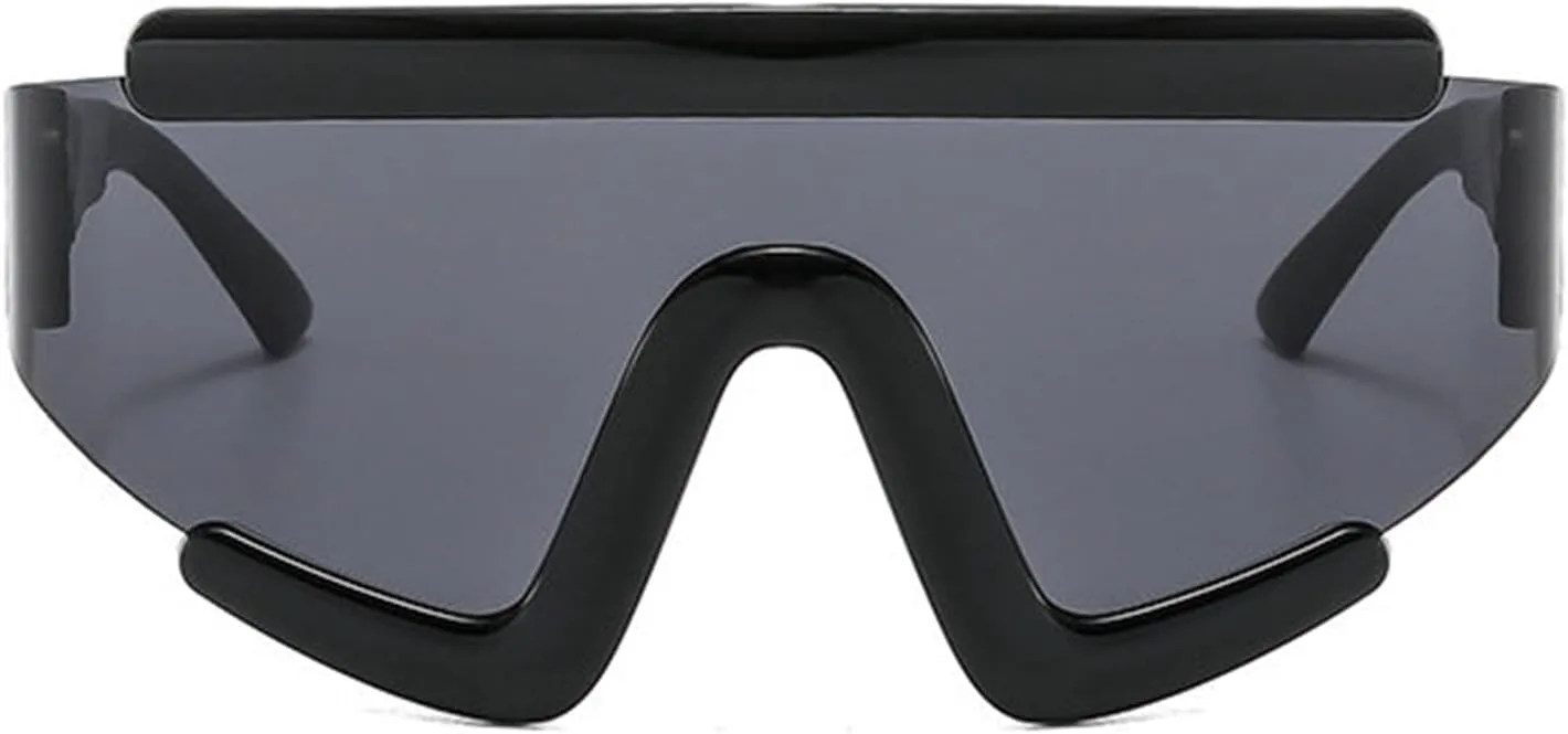 

Хелена, большие солнцезащитные очки в стиле панк-панк Y2K для мужчин и женщин, роскошные цельные солнцезащитные очки для мужчин, спортивные очки helena, C1