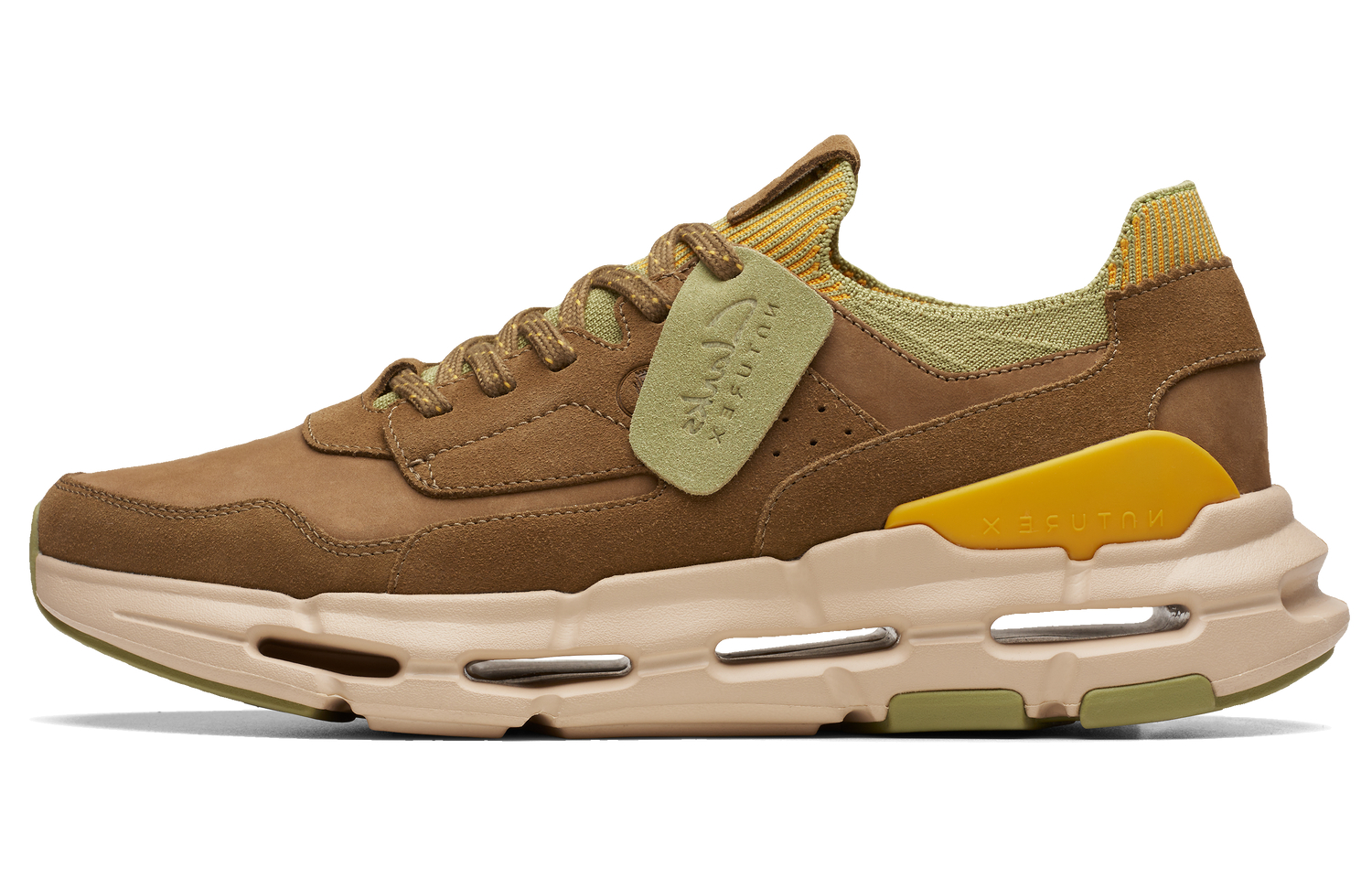 

Clarks Низкие повседневные туфли серии Nature, цвет: земляной желтый