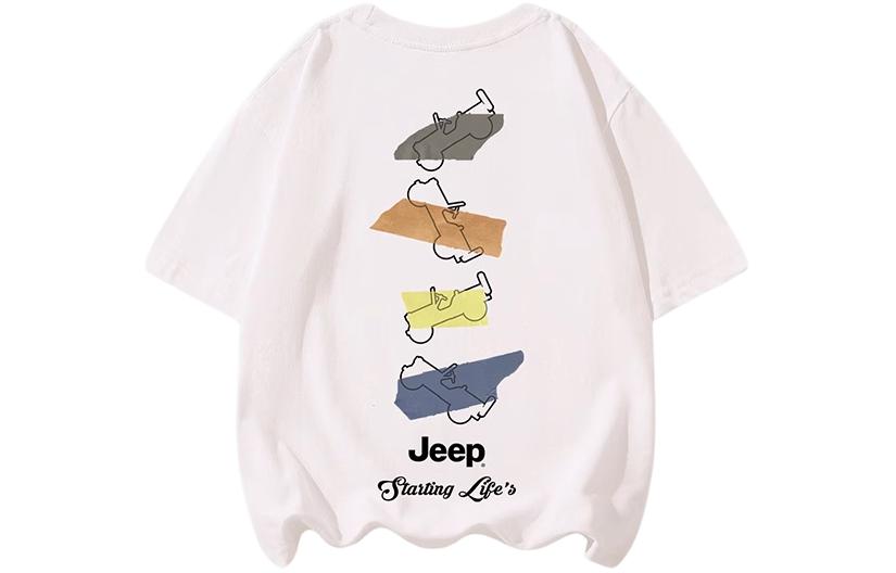 

Футболка для начальной школы Jeep, белый