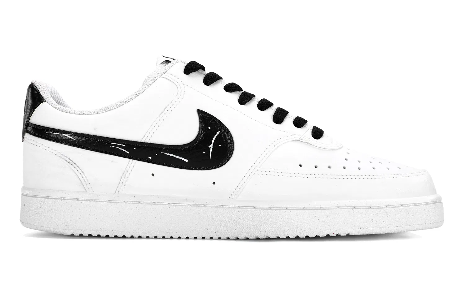 Кроссовки скейтбординговые Nike Court Vision 1 Ink Order белый — фото 3