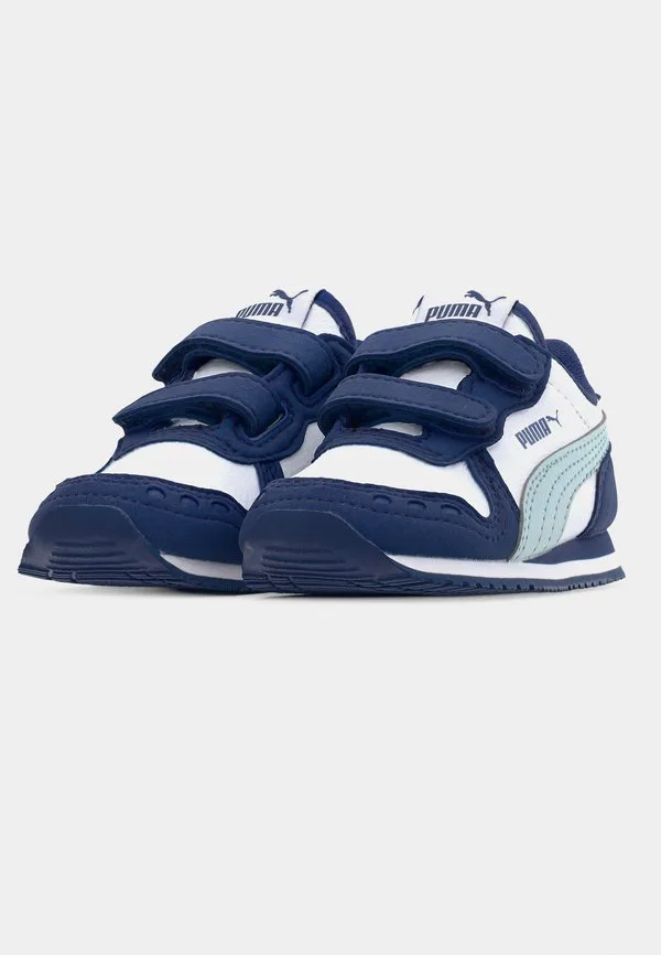 Кроссовки унисекс cabana racer 20 Puma, White/Fresh Water/Blue Jewel — фото 3