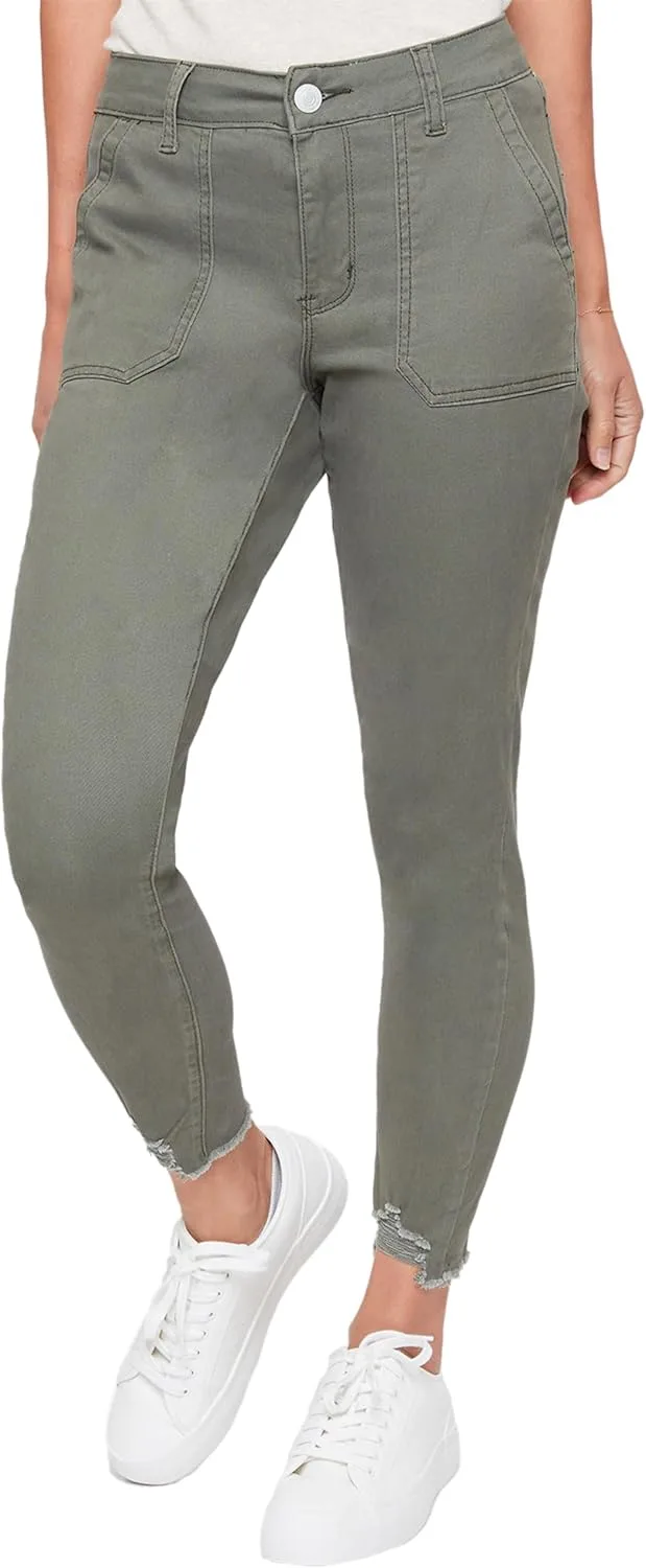 

Royalty For Me женские джинсы Mid Rise Ankle с накладными карманами