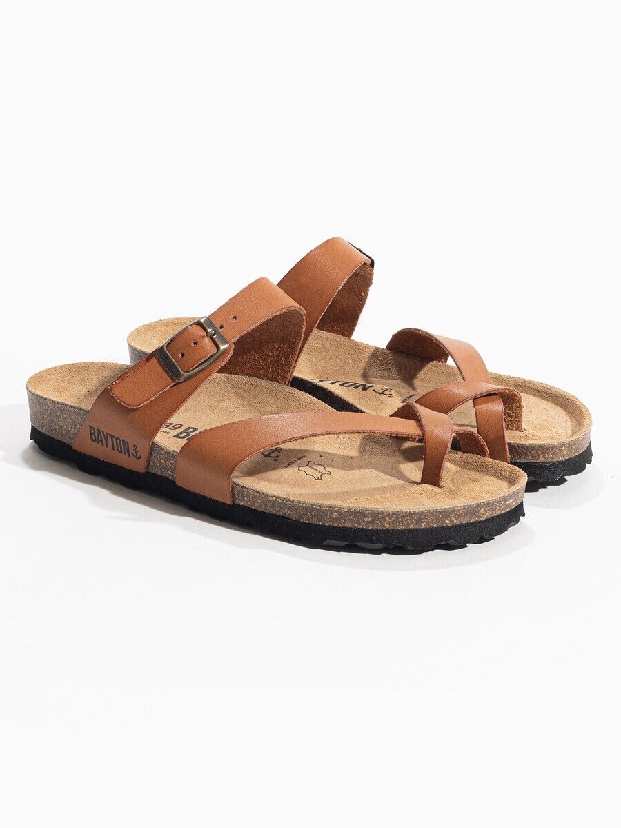 Сандалии с т-образным ремешком Bayton T-Bar Sandals Triade, цвет honey — фото 2