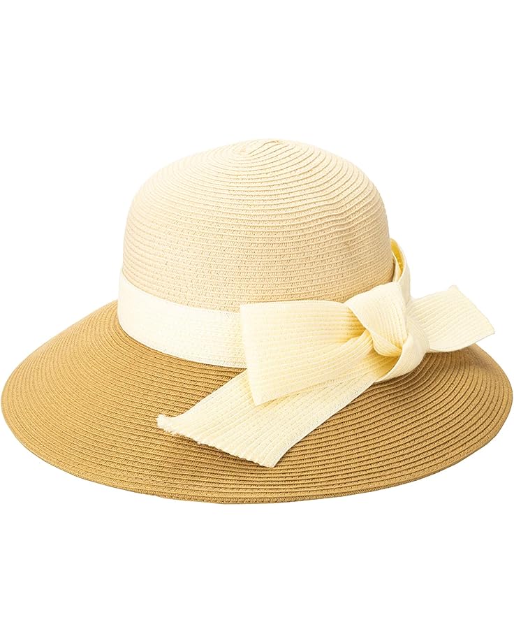 

Женская шляпа San Diego Hat Company Side Bow Color-Block, Beige