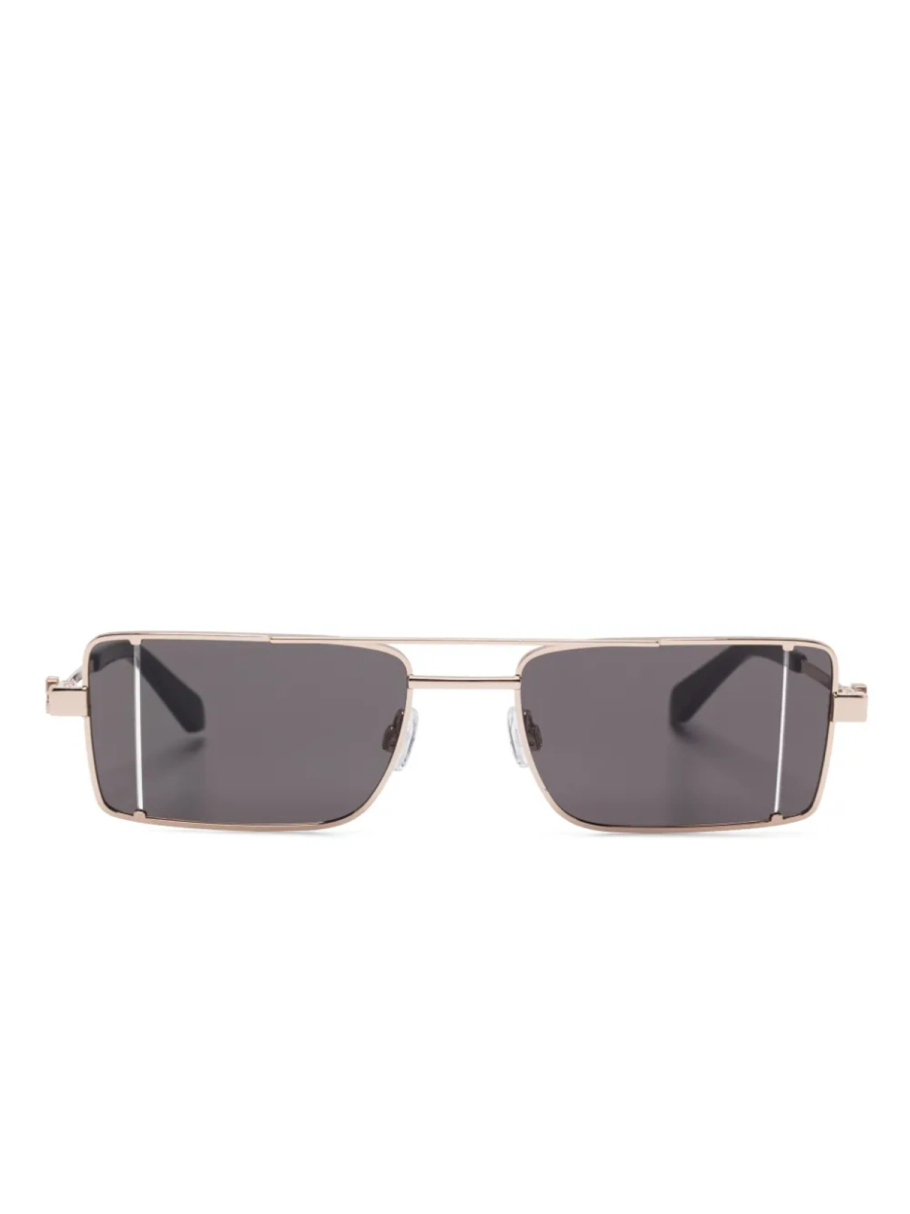 

Солнцезащитные очки в прямоугольной оправе Off-White Eyewear, золотой