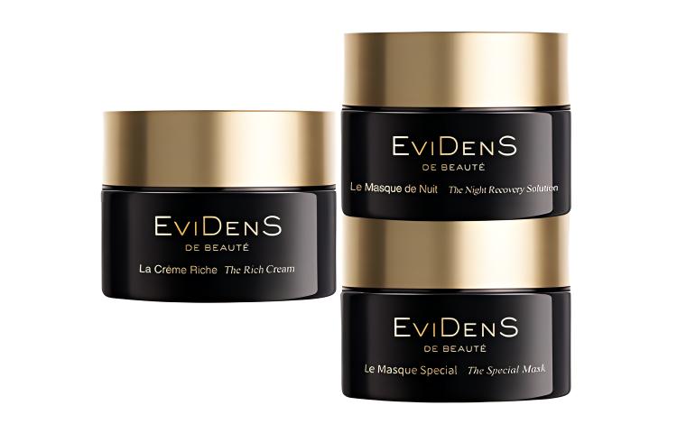 Набор средств по уходу за кожей EviDenS de Beauté: восстанавливающая маска 50 мл + маска-эссенция 50 мл + питательная маска 50 мл