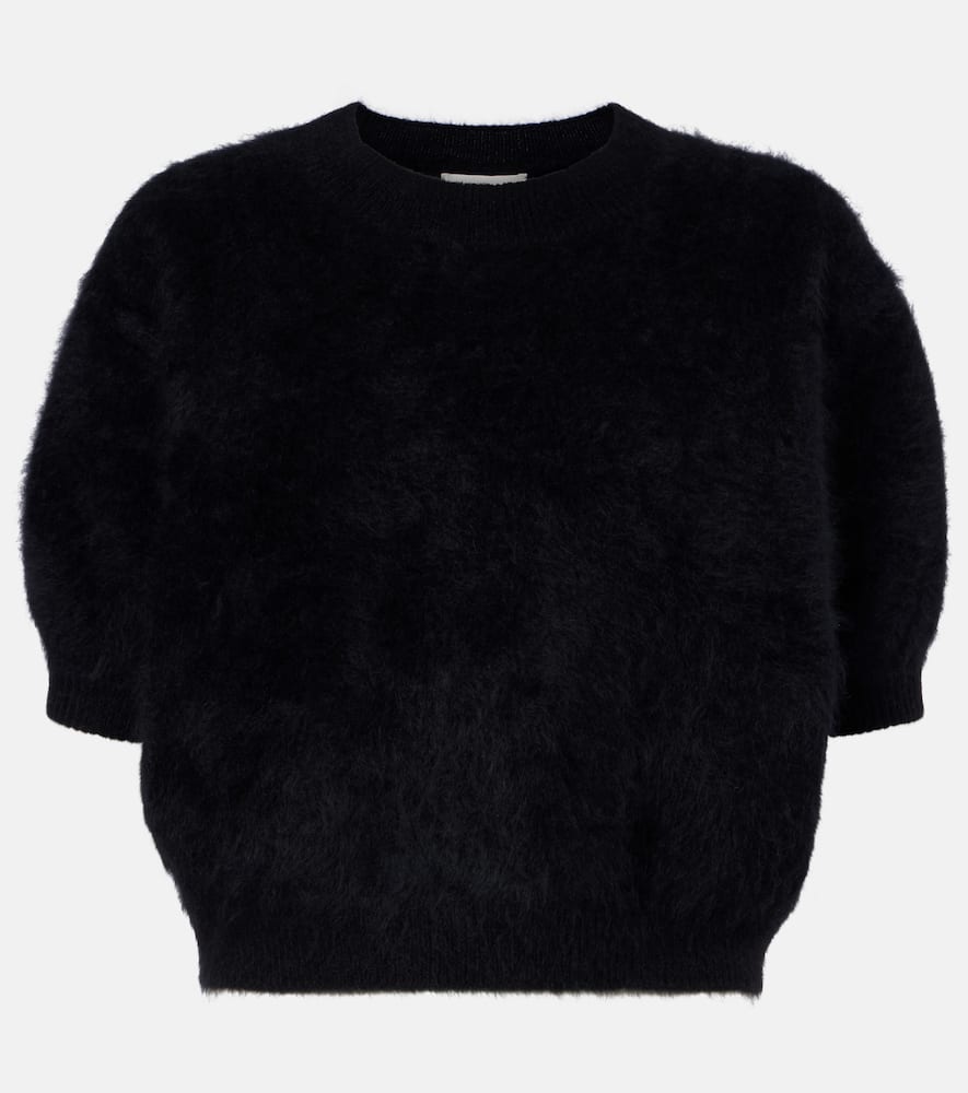 

Джемпер из кашемира с эффектом браш Lisa Yang, Black Brushed