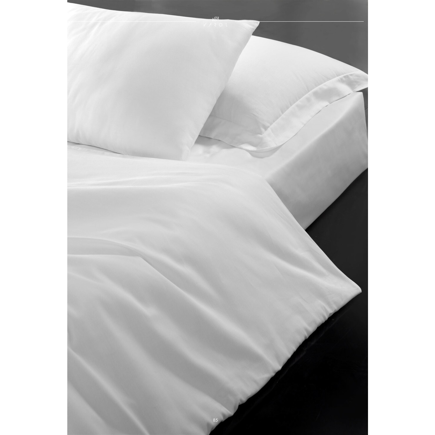 

Комплект постельного белья Varol King Size, 63 нитки - Белый