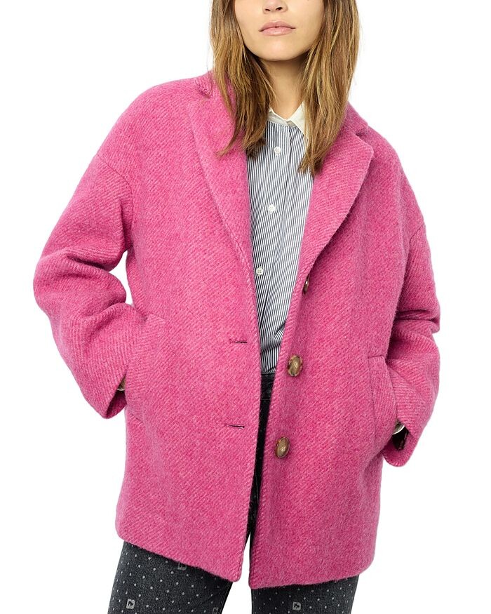 

Пальто Gerard Darel Linette, розовый