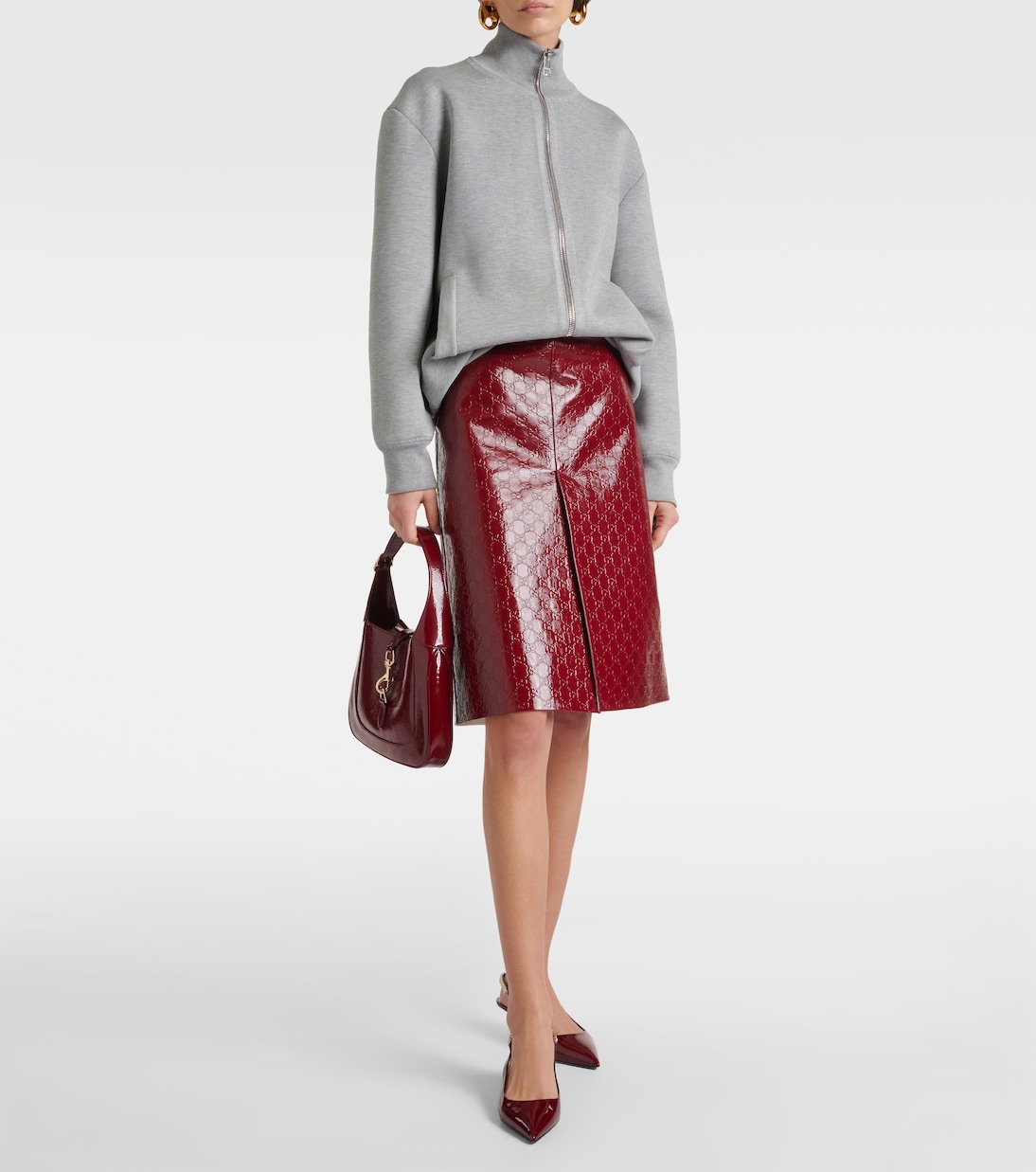 Туфли-лодочки Signoria на ремешке из лаковой кожи Gucci, R.Ancora/R.Ancora — фото 2