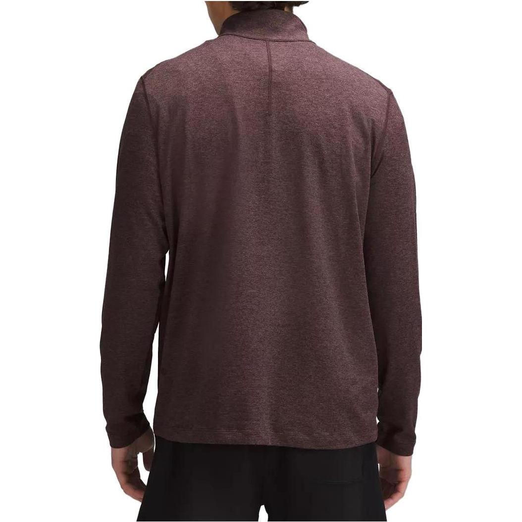 

Футболка поло с полумолнией мужская Lululemon, комбинированный цвет Blue Willow/Heathered Blue Willow