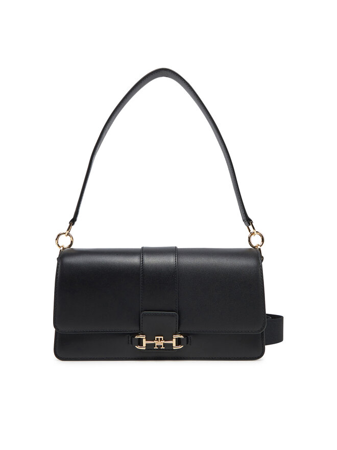 

Сумочка Heritage Leather Conv Crossover AW0AW17399 Tommy Hilfiger, черный