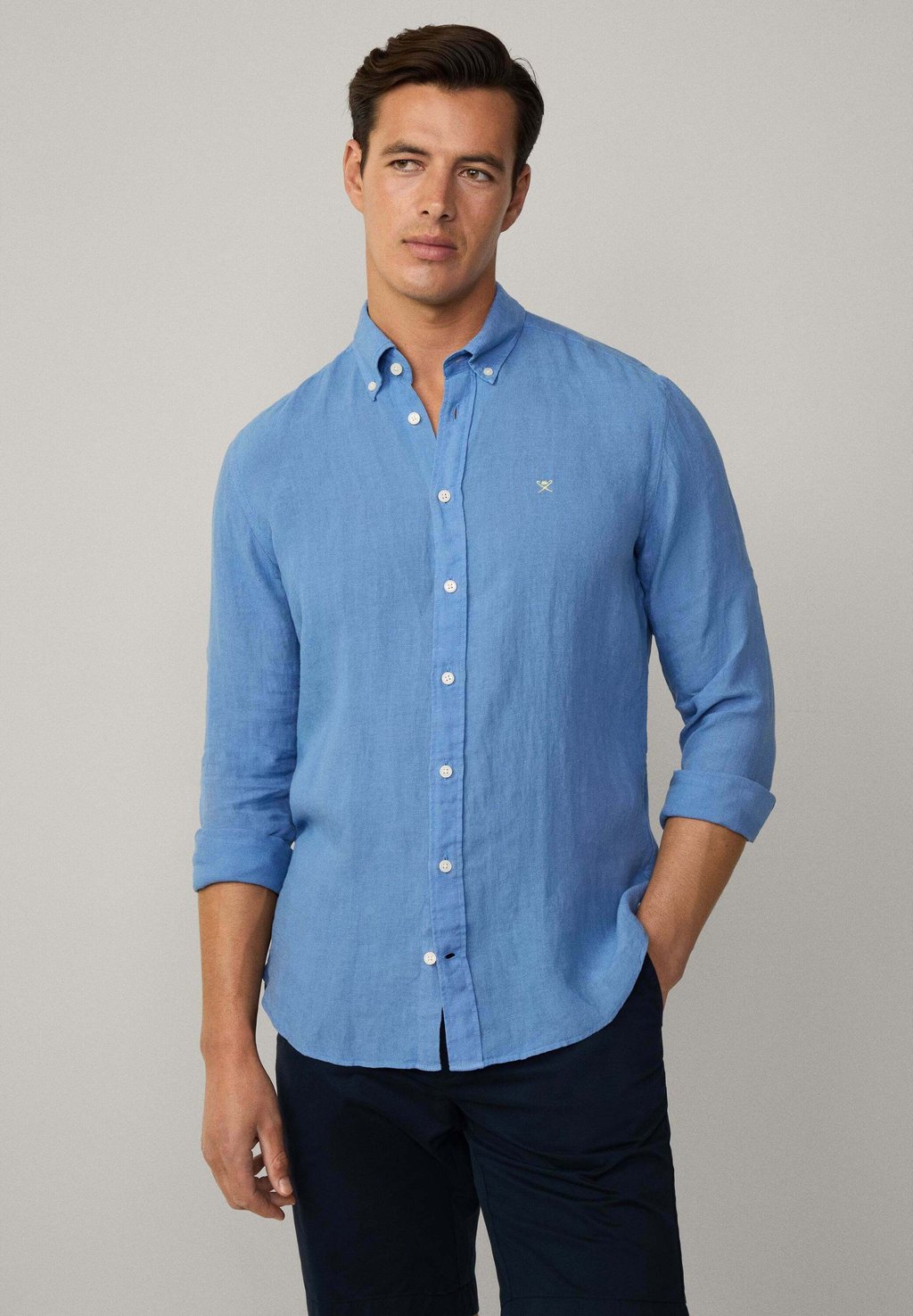 

Рубашка Hackett London, светло-голубой