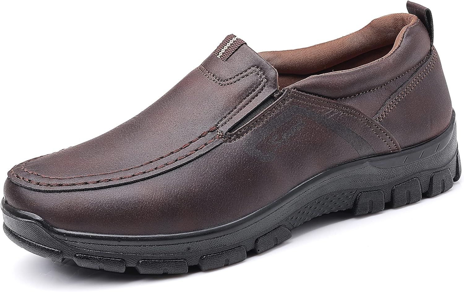 

Мужские мокасины COSIDRAM, слипоны, повседневные удобные мягкие мокасины, ежедневные туфли, для вождения и прогулок, легкие, шоколадный