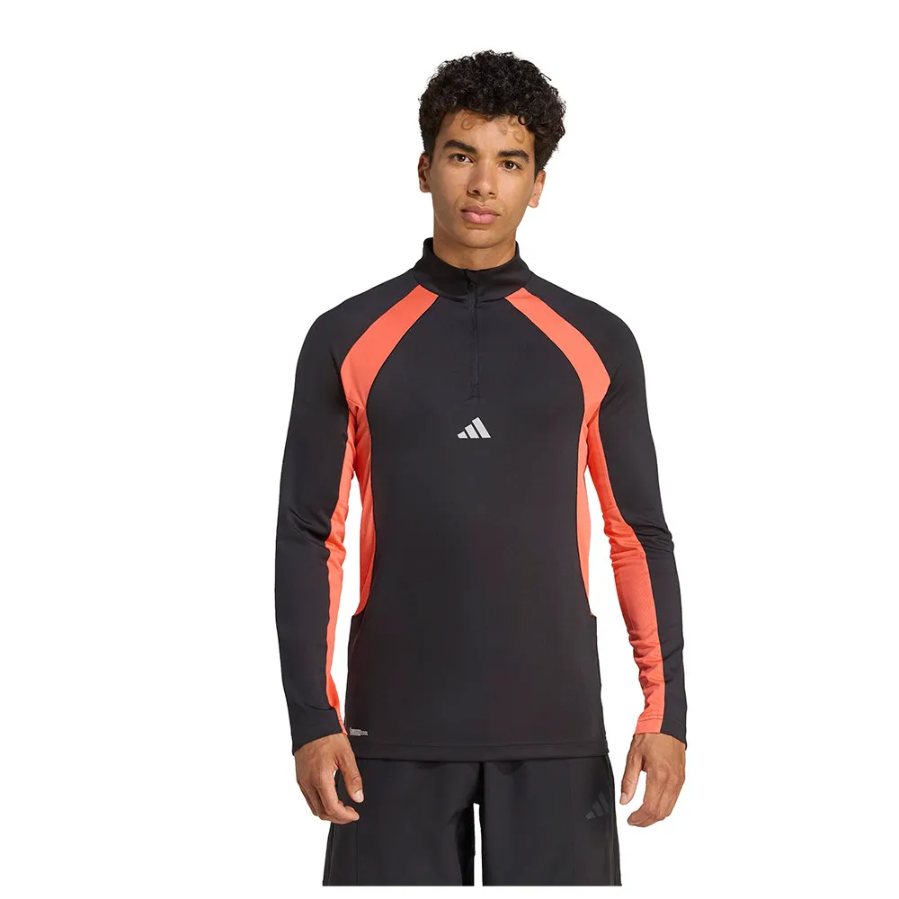 

Толстовка adidas Tech Apparel half zip, черный