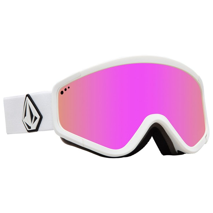 

Горнолыжные очки attunga матовые белые розовые хром Volcom