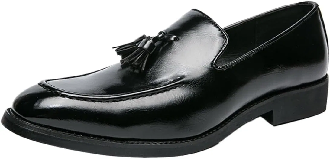 Лоферы кожаные мужские Black DHFIRUFSHLO