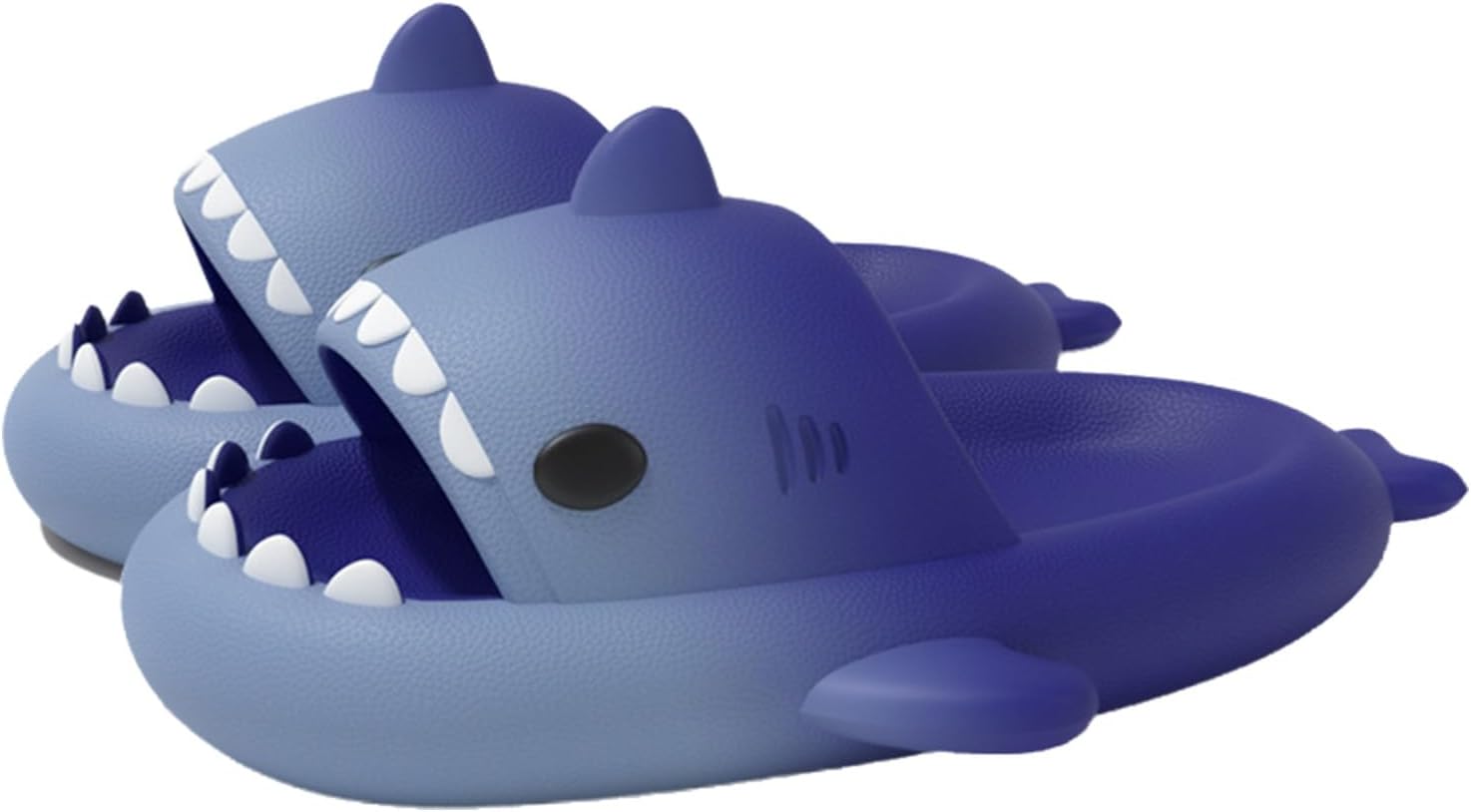 

Шлепанцы Gradient Shark, шлепанцы-акулы для женщин и мужчин, Шлепацы для взрослых с толстой подошвой, для пляжа Generic, синий