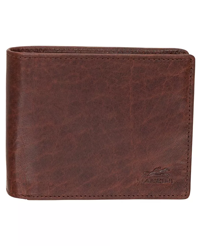 

Мужской кошелек Buffalo RFID Secure Left Wing Billfold Wallet Mancini, коричневый