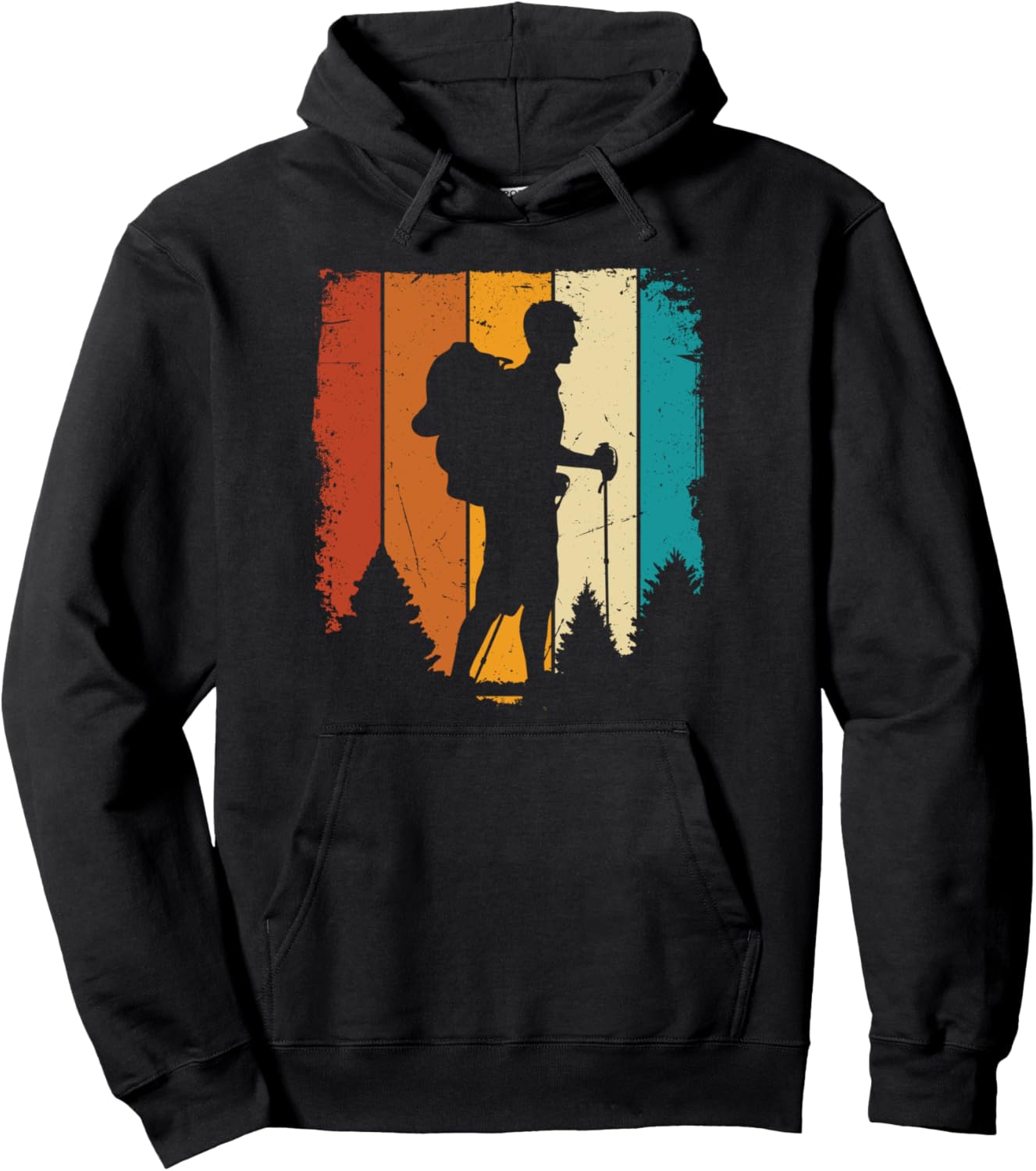 

Походное снаряжение, альпинизм, ретро, толстовка для альпинистов Mountaineering Hiking Gear Nature Lover, черный