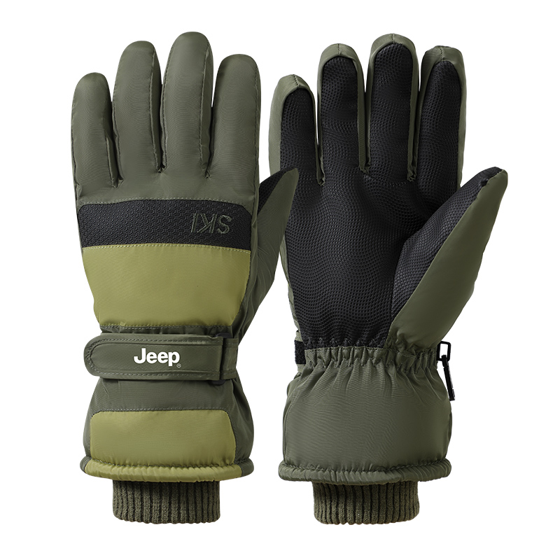 

Спортивные перчатки из полиэстера Unisex Jeep, olive