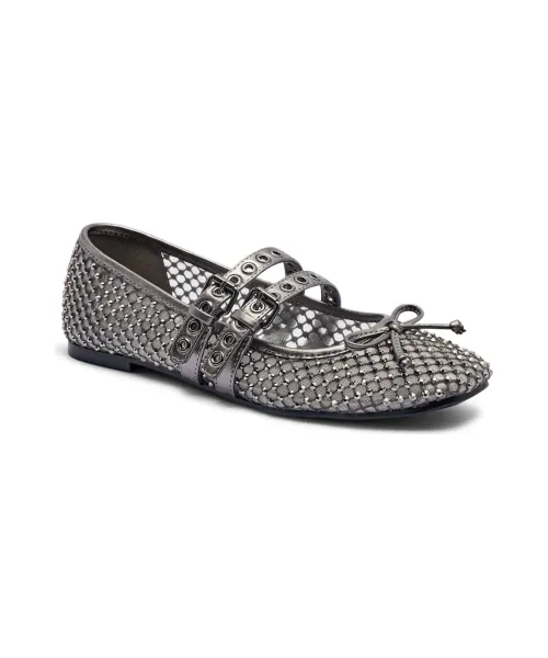 Шерстяные балетки Guess, серый