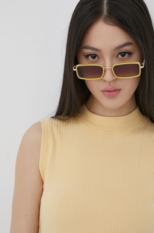 

Топ из хлопка Roxy, желтый