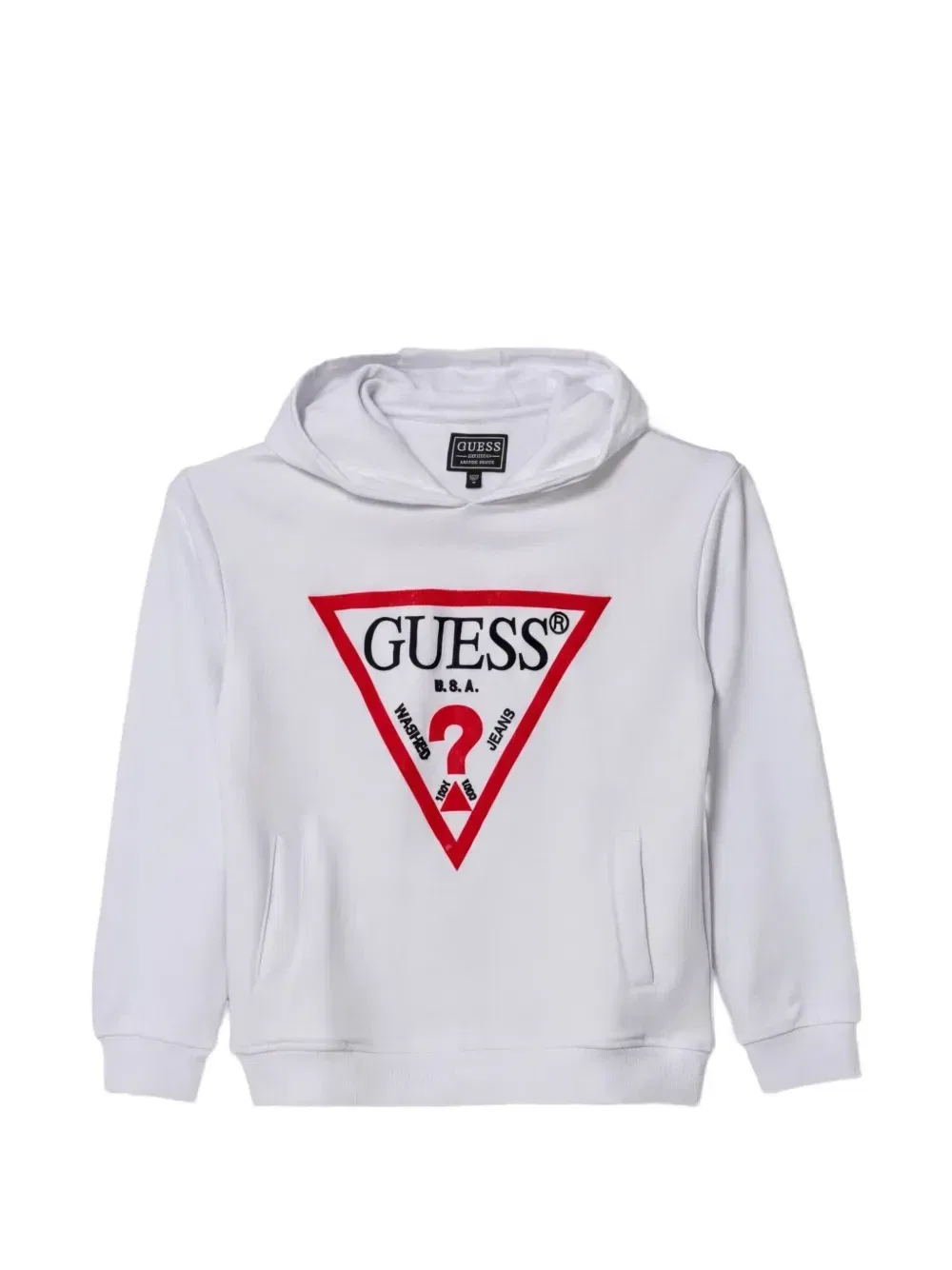 Толстовка с логотипом Guess kids, белый