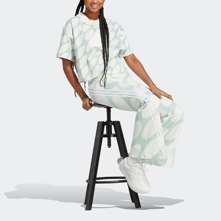 Футболка X Marimekko женская белая Adidas — фото 4