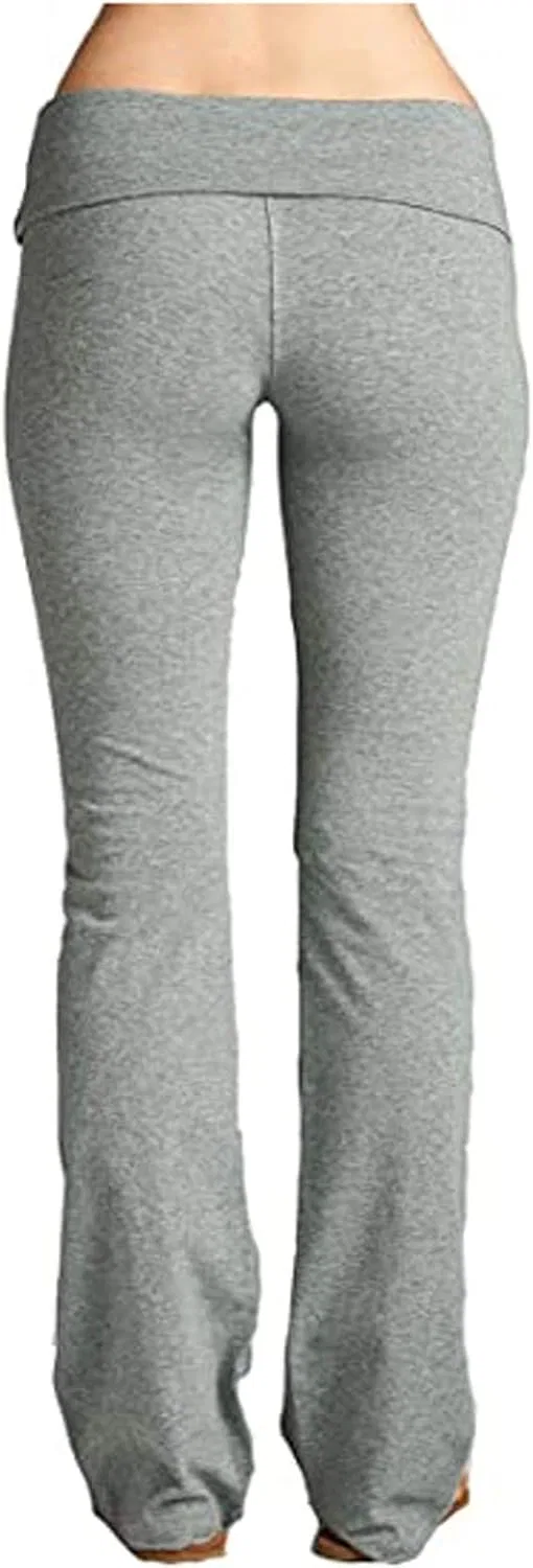 Женские леггинсы с высокой талией, Y2K дизайн, серые — фото 2