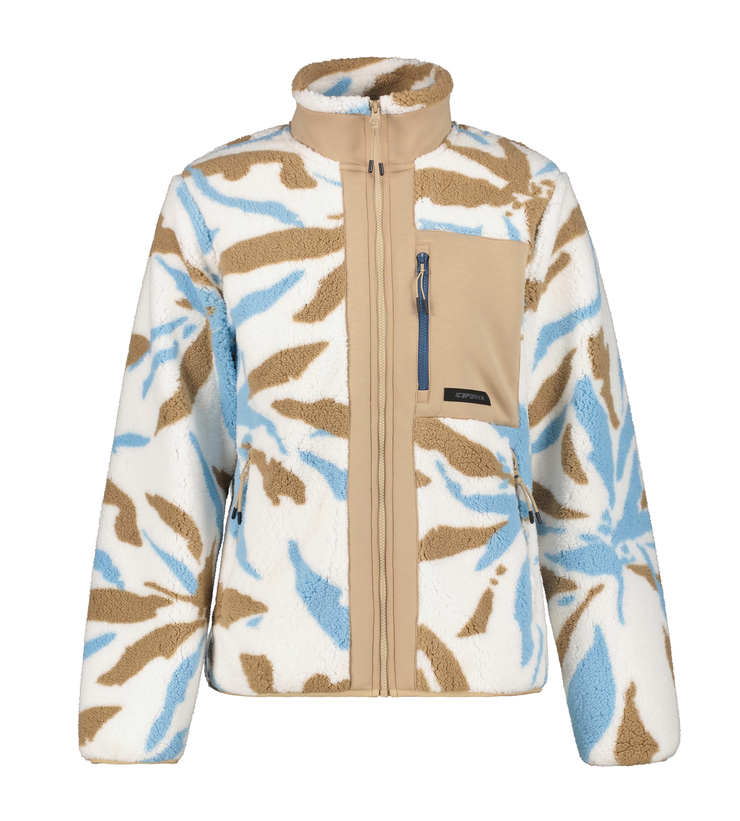 

ICEPEAK Спортивная флисовая куртка в белом цвете