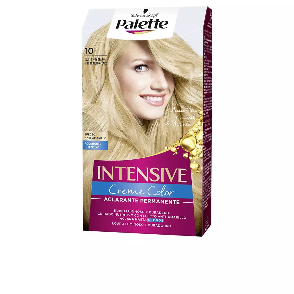 

Краска для волос Palette intensive tinte Palette, цвет 10-rubio muy claro, 1 шт.