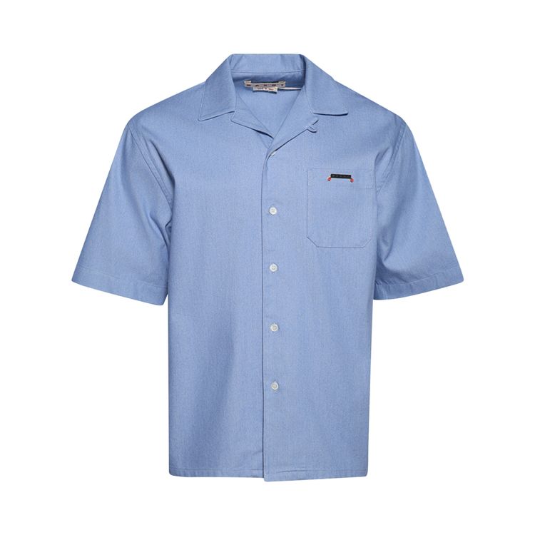 

Рубашка Marni Short-Sleeve Shirt 'Iris Blue', синий