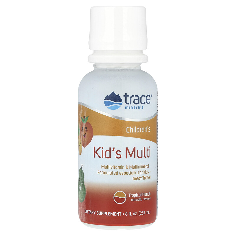 

Trace, Children's Kid's Multi, тропический пунш, 237 мл (8 жидк. Унций)