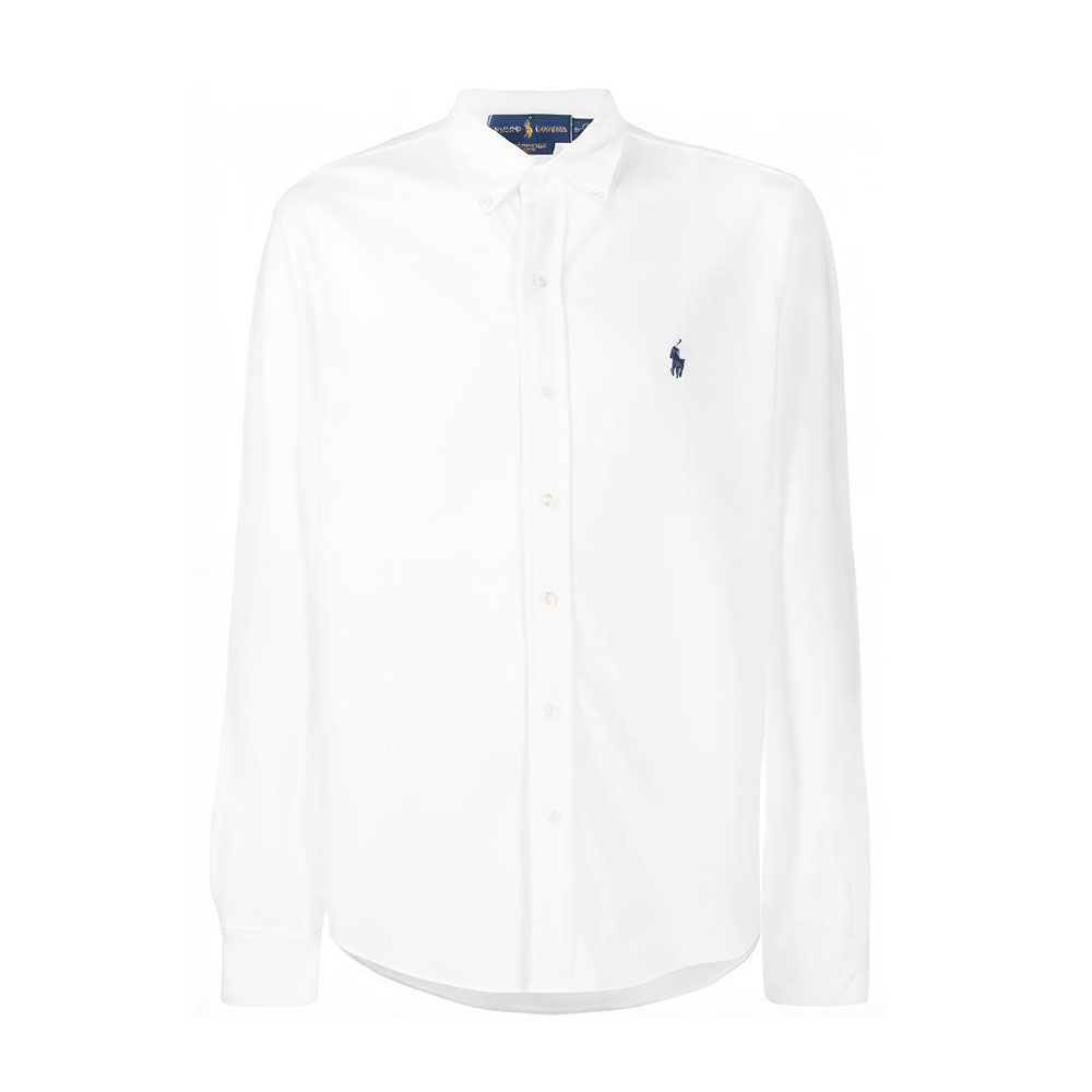

Футболка поло с вышивкой пони Ralph Lauren, белая