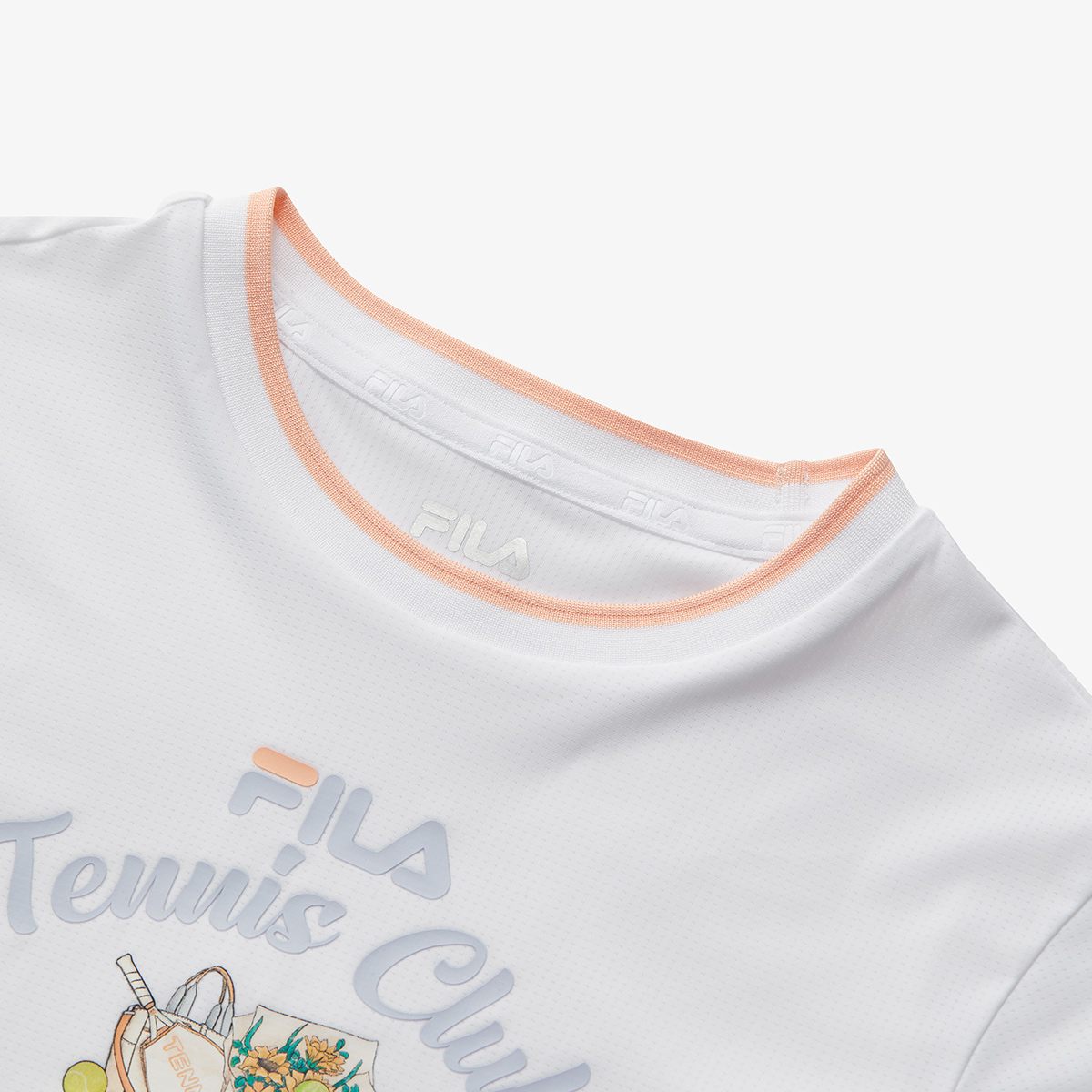 FILA KIDS Футболка Jade White для детей 3-7 лет — фото 3