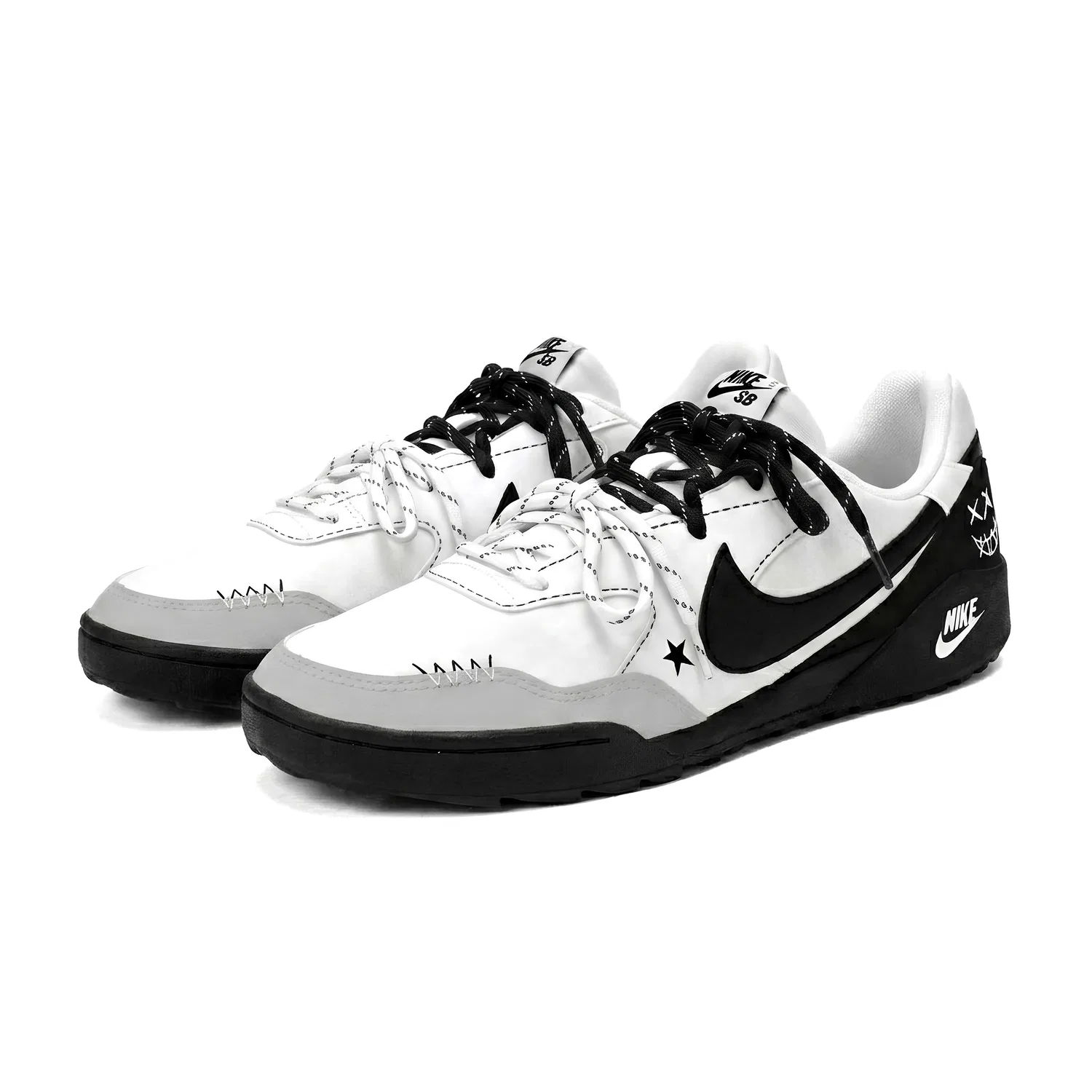 Кроссовки Terra Manta Evil Clown Nike черный — фото 4