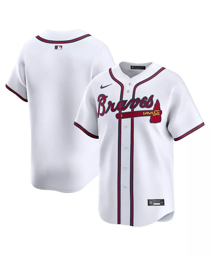 

Мужская белая домашняя лимитированная джерси Atlanta Braves Nike