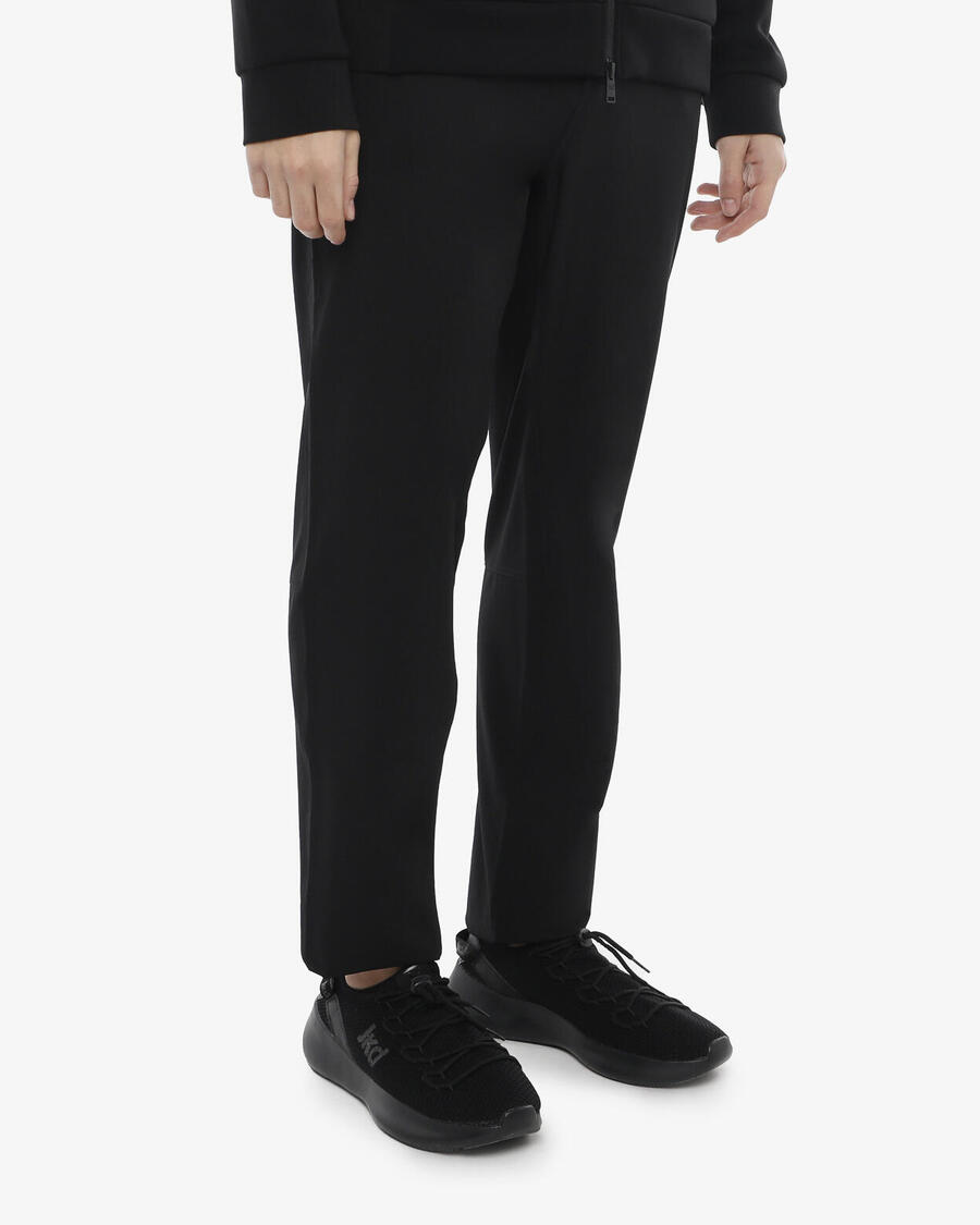 

JAKED Черные синтетические спортивные брюки для мужчин