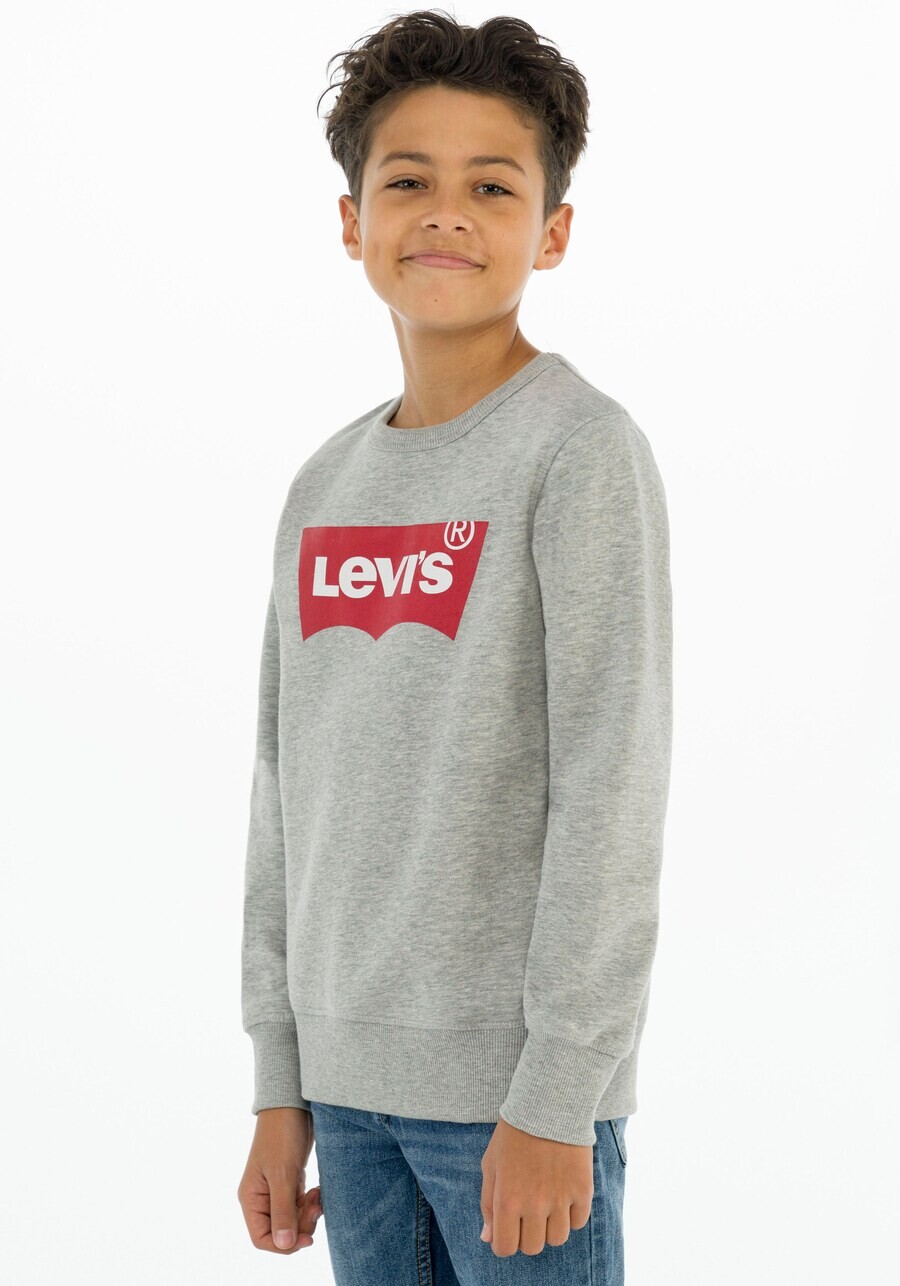 Толстовка Levi's Kids LEVIS KIDS REGULAR FIT SWEATSHIRT, пятнистый серый — фото 2