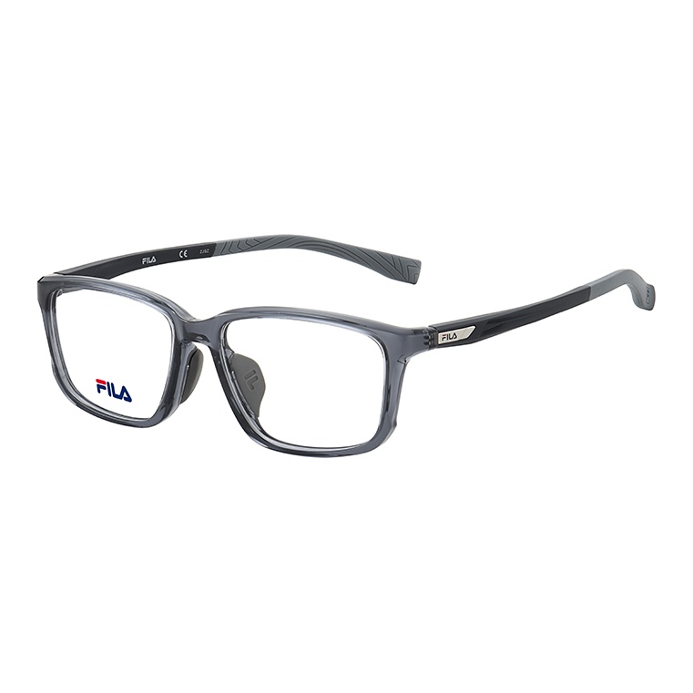

FILA Пластиковая квадратная оправа для очков TR/Memory унисекс, 06G5 Transparent Blue Color