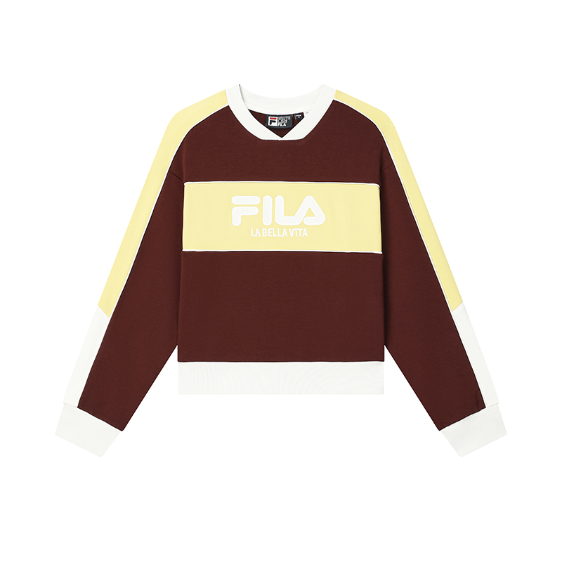 

Толстовка женская Brewed Red FILA, Craft Burgundy