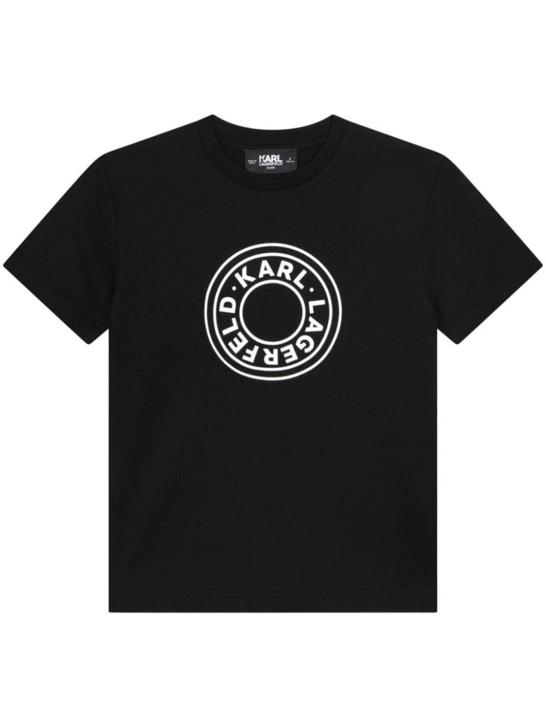 

Karl Lagerfeld Kids футболка с логотипом, черный