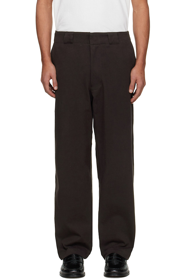 

Lady White Co. Коричневые трикотажные брюки