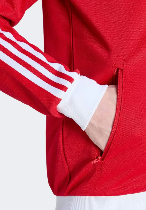 Толстовка beckenbauer на молнии Adidas Originals, Better Scarlet — фото 4