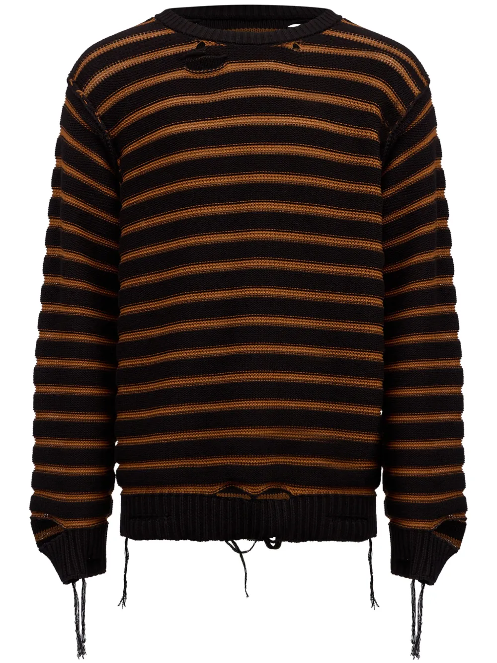 

Джемпер в полоску MM6 Maison Margiela, черный