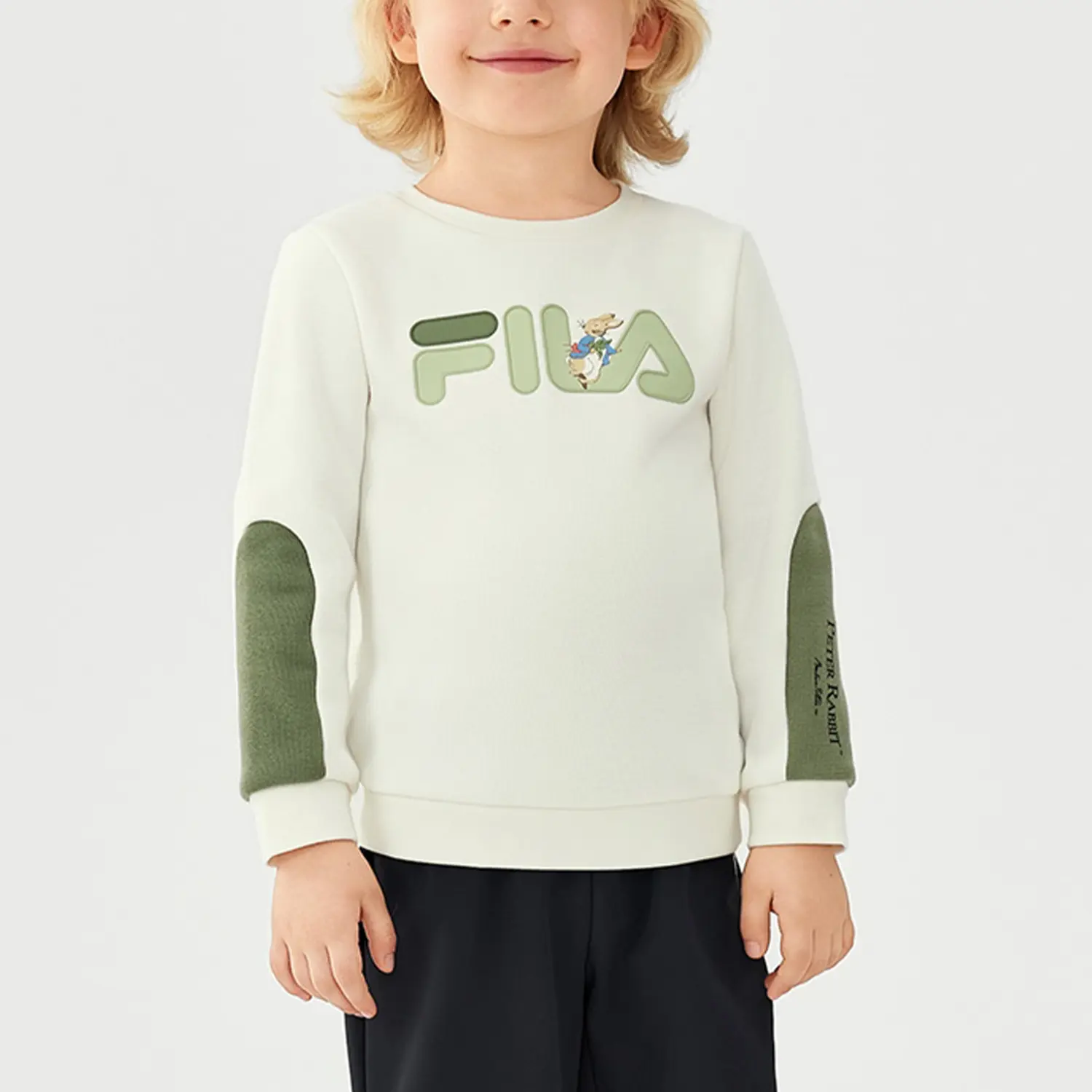Толстовка для детей 3-7 лет FILA KIDS, белый — фото 3