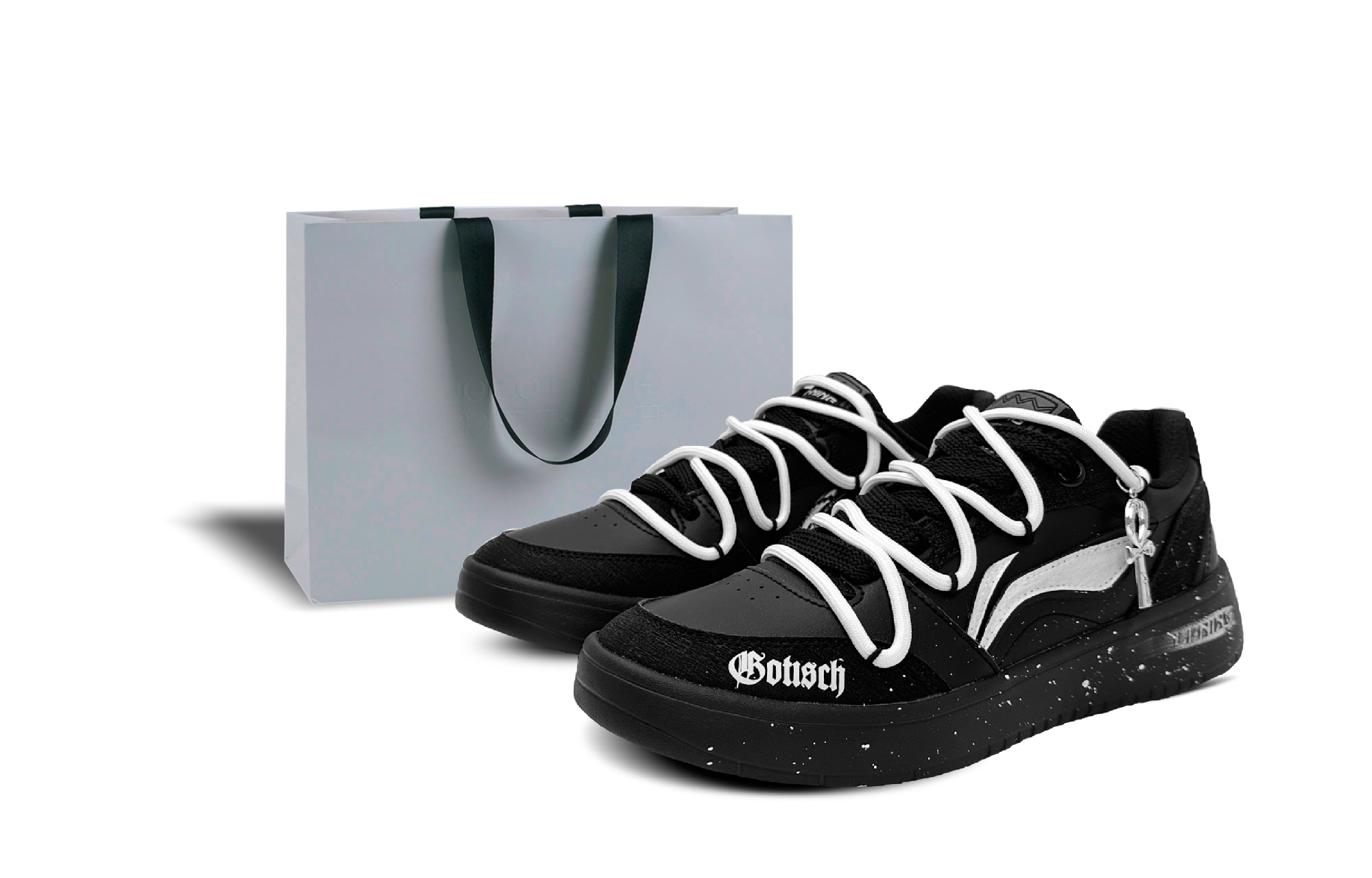 

Yuanbao V3 нескользящие и устойчивые к истиранию кроссовки low top для скейтбординга мужские LINING, черный