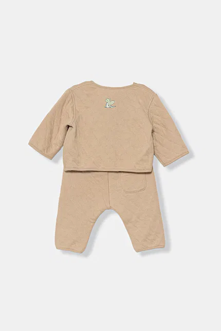 Комплект детский из куртки и брюк United Colors of Benetton, бежевый — фото 2