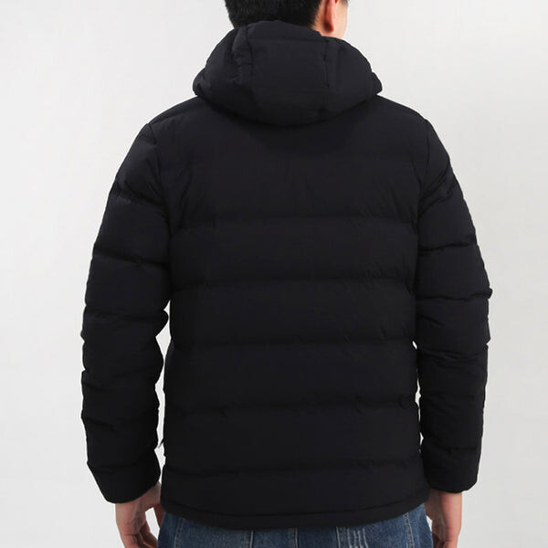 Пуховик adidas Casual Sports hooded down Jacket Black, черный — фото 4